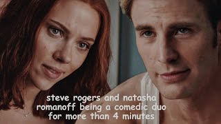 steve rogers and natasha romanoff being a comedic duo for more than 4 minutes [upl. by Reham]