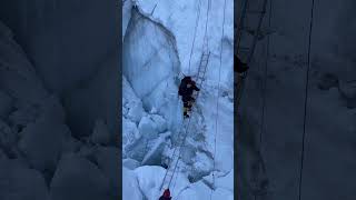 Khumbu Icefall Mt Everest Nepal📹 luckydavewatson everest viralvideo mounteverest viral [upl. by Sitruk]