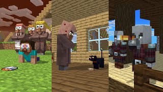 Herobrine and Witch Past Lives  A Minecraft Animation [upl. by Onateyac]