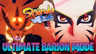 1 GEN RECEBERA O ULTIMATE BARION MODE NO SHINDO LIFE [upl. by Eatnom]