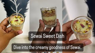 Easy Creamy Custard Sewai Delight Recipe video sewai sweet dessert trending trend youtube [upl. by Carver]