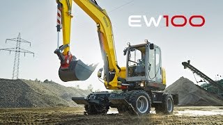 Wacker Neuson Wheeled Excavator EW100 [upl. by Drew]