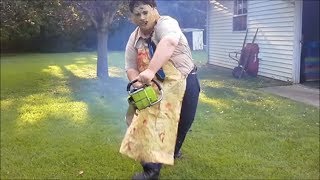 OLD VIDEO The Texas Chainsaw Massacre 1974 Outside Killing Costume Test [upl. by Zetnwahs]