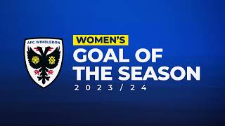 Goal of the Season Womens FirstTeam ⚽️  202324 🟡🔵 [upl. by Karon181]