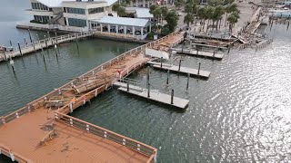 Dunedin Marina Helene aftermath [upl. by Chang]