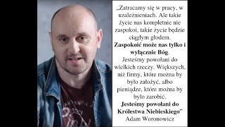 Adam Woronowicz quotJezus ma dla Waszego życia cudowny planquot i o roli księdza Jerzego Popiełuszki [upl. by Eimmaj753]