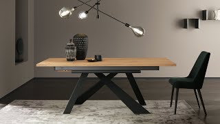 Table de repas extensible METAL [upl. by Bast103]