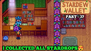 I Collected All Stardrops In Stardew valley😍 Going To Complete The Game  Jinesh Gaming  Part  37 [upl. by Lechner]