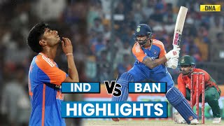 Ind Vs Ban Highlights Hardik Arshdeep Help India Defeat Bangladesh By 7 Wickets [upl. by Eelyam]