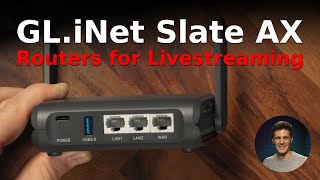 GLiNet Slate AX WiFi6 – Routers for Livestreaming with ATEMYolobox E37 [upl. by Ennayehc683]