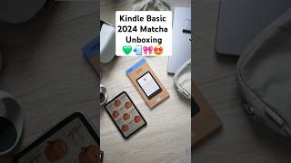 Kindle Basic Matcha 2024 Unboxing Aesthetic digitalreading kindlebasic kindleunboxing [upl. by Rufina]