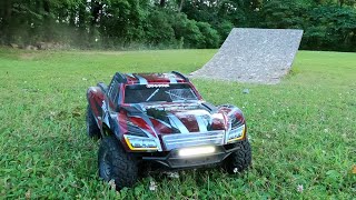 Traxxas MAXX Slash with light kit [upl. by Quitt]