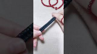 how to make an adjustable bracelet leather bracelet tutorial jewelry 绳结 patterns easy paracord [upl. by Nalliuq]