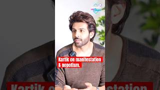 kartikaaryan on nepotism amp manifestation 1111 shorts bollywood podcast kartikaaryan7898 [upl. by Ive]