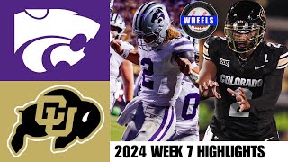 Colorado vs 18 Kansas State  Full Game Highlights  2024 College Football Highlights [upl. by Ahsim]