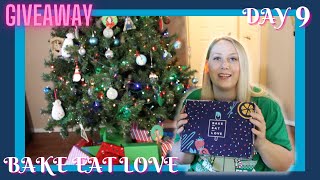 BAKE EAT LOVE  25 Boxes of Christmas  Day 9  Food Subscription box  Win a GIVEAWAY [upl. by Riorsson607]