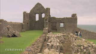 Dunluce Castle Northern Ireland Romantic Ruins  Rick Steves’ Europe Travel Guide  Travel Bite [upl. by Ycnaf]