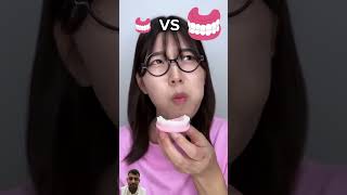 Small Teeth Vs Big Teeth Challenge kindness help humanity video [upl. by Oneg916]