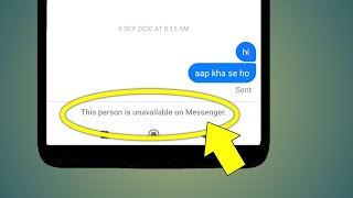 This Person Is Unavailable On Messenger  This Person Is Unavailable On Messenger Facebook [upl. by Bush]