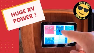 RV Power Upgrade and Review  Victron Energy Multiplus Cerbo GX Phoenix GX Touch 50 Battleborn [upl. by Aisiram]