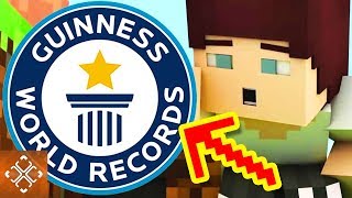 10 WORLD RECORDS Broken By Minecraft [upl. by Bertie]