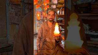 Genius Man Making Elegant Lamp From Himalyan Salt Block [upl. by Llert]