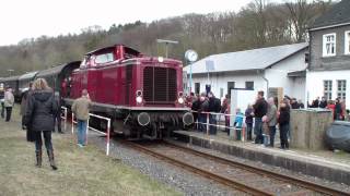 100 Jahre Hönnetalbahn mit Waldbröl V65 001 212 007 V60 und VT98 HD [upl. by Galang175]