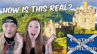 AMERICANS LEFT IN AWE by the Amazing Castles of Scotland REACTION [upl. by Mordy]