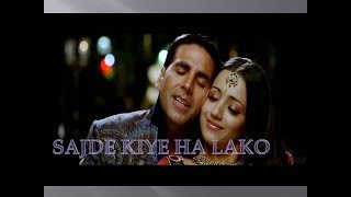 Sajde kiye ha Lyrics song From Movie of Khatta Meehta [upl. by Asssilem]