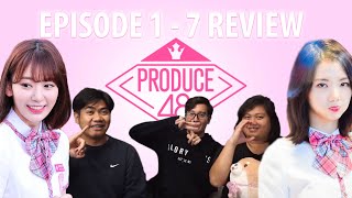 Produce 48 Episode 1 to 7 Review [upl. by Akienahs]