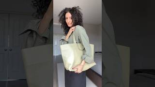 Cuyana Classic Easy tote The Row Lulu boots Massimo shirt Outfit explained in my recent video [upl. by Aelhsa]