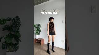 Tuttoria 3 ways wear sweater fashion ootd styling tips outfitideas trendingshorts [upl. by Htinek]