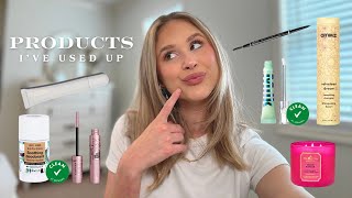 PRODUCTS IVE USED UP  Makeup Haircare Bodycare Candles EMPTIES [upl. by Aneehsat]