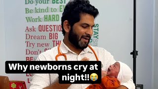 How to calm a crying infant 👶 crying newborn baby newmom [upl. by Ahtanoj76]