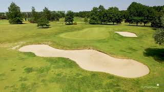 Golf De Toulouse La Ramee  drone aerial video  Toulouse la Ramée  Hole03 [upl. by Sualokcin]