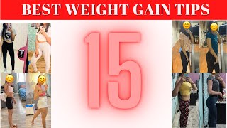 Wazan barhane ka tarika  15 best weight gain tips gain weight fast in Hindi [upl. by Honeyman578]