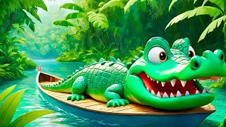 Row Row Row Your Boat  Classic Action Song  Nursery Rhymes amp Kids Songs [upl. by Attebasile]