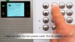 Draadloos GSM alarmsysteem Okka  Holland Alarm [upl. by Kcirdorb]