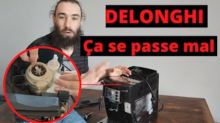 JE DÉMONTE MA DELONGHI POUR RÉGLER LE MOULIN Magnifica S [upl. by Vachil]