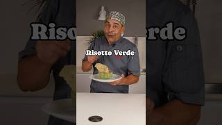 Risotto verde con gambas y crujiente de parmesano paso a paso fácil y deliciosa receta [upl. by Alleon]