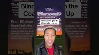 Blind reacting to Coachella Line Up 2025 [upl. by Tuinenga]