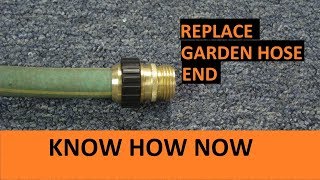 How to Replace the End of a Garden Hose [upl. by Sayette19]