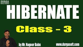 HIBERNATE Online Training  Class  3  by Nagoor Babu On 26112018 [upl. by Horvitz396]