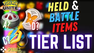 NEW Pokemon Unite Items Tier list [upl. by Ragde]