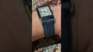 JaegerLeCoultre Grande Reverso 976  blue denim strap [upl. by Nyllek]