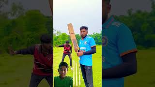 Bat🏏VS Football ⚽ cricket trending viralvideo shortsviral [upl. by Aihseuqram]