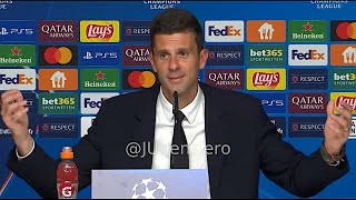 THIAGO MOTTA post LipsiaJuve 23 conferenza stampa quotEroici Nonostante tutto Su Bremer e Nicoquot [upl. by Naujd]