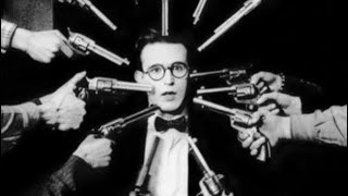 Harold Lloyd relentlessly beats up a guy for thirty seconds 1920s silentfilms [upl. by Guyon]