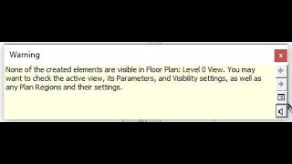 Visibility graphics warning in Revit [upl. by Haggar]