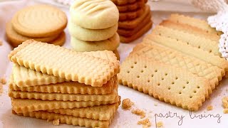 Lightly Crispy Shortbread Cookies  So Simple [upl. by Harwilll]